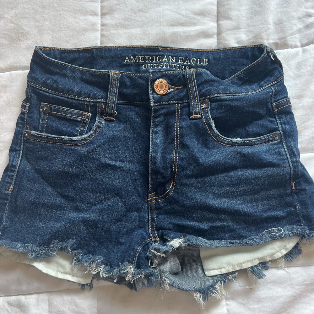 American Eagle Super Stretch Jean Shorts, never worn